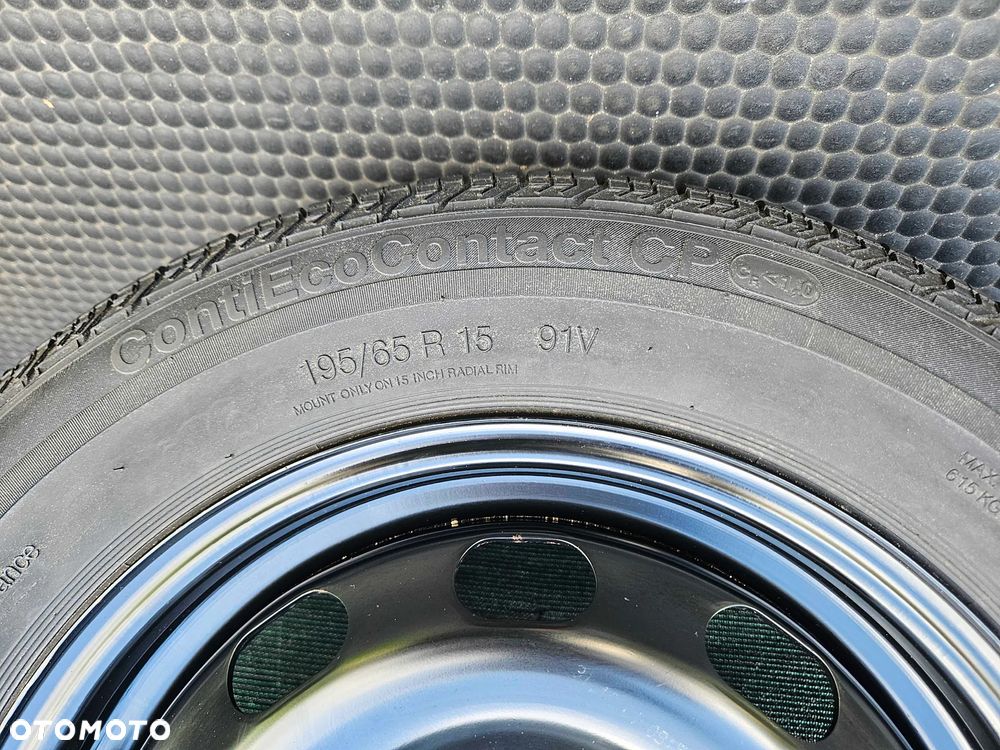 Kolo Felga 1J0601027Q Blaszak Zapasowe Zapasowka R15 5x100 6J ET38 195/65 VW Golf IV 4 Audi Skoda Seat - 8