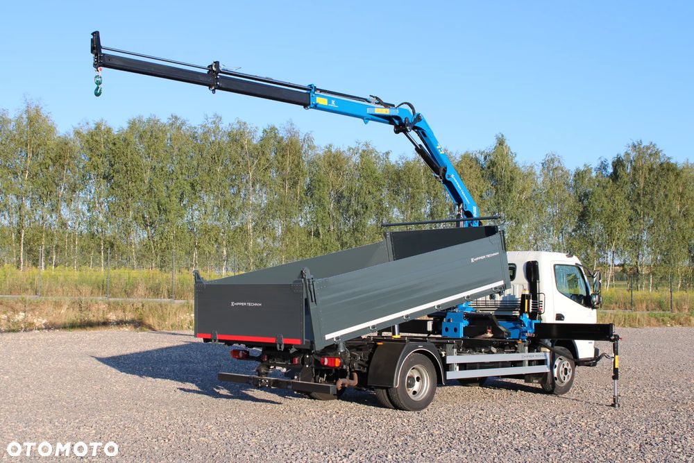 Mitsubishi FUSO Canter 9C18 Nowy 3-stronny Wywrot Kiper Wywrotka Nowy żuraw HDS DN 7.7 S2 Ładowność 4000 kg - 4
