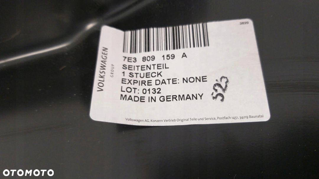 VW T6 LONG TYLNY LEWY błotnik nowy 7e3809159a - 2