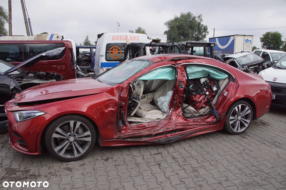 Auto na części 692106889 mercedes cls 350 c257 w257 2019 silnik m264 264920 skrzynia 9g tronic 725008 drzwi maska zderzak błotnik klapa bagażnika lampa led reflektor led lusterko fotel airbag deska rozdzielcza konsola środkowa kierownica moduły sterowniki ecu komputer pdc radar kamera chłodnica wentylator turbosprężarka alternator rozrusznik pompa wody przepustnica kolektor wał półoś dyferencjał piasta wahacz amortyzator sprężyna zacisk tarcza hamulcowa nadkole pas przedni belka atrapa grill listwy uszczelki szyba podsufitka tapicerka skóra exclusive manufaktur 500 955 hyacinth red 996 czerwień hiacyntowa części używane oryginalne mercedes benz c257 w257 cls350 cls 350 mercedes na części auto na części - 8