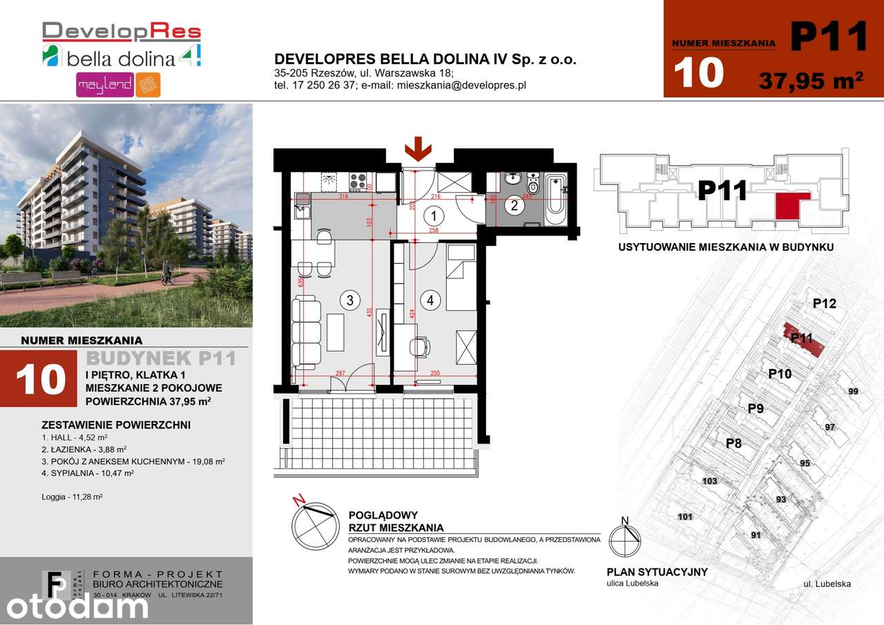 2 pokoje | 38,18 m²| dostępne od ręki |Staromieście | P11-10