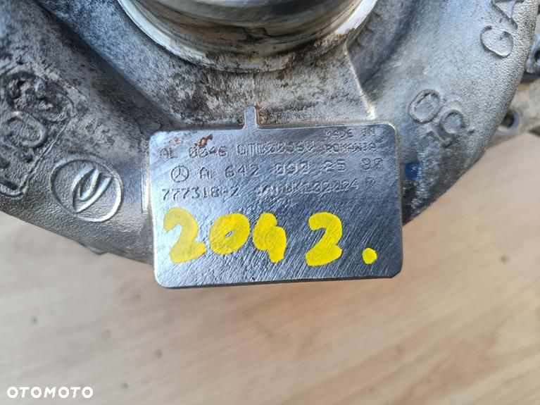 MERCEDES W204 W207 W212 3.0 3.5 V6 350 CDI TURBOSPRĘŻARKA TURBO A6420908580 - 2