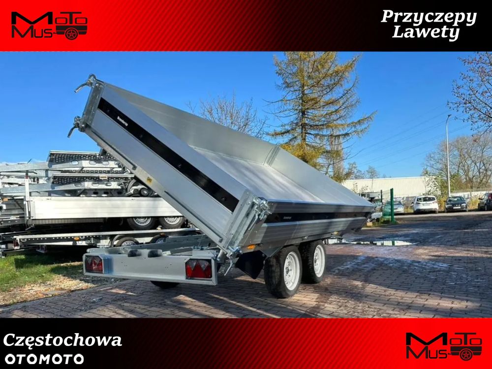 Brenderup Przyczepa Brenderup  TT5375 ATB3500 wywrotka kipper 3-stronny najazdy DOSTAWA pod dom - 1