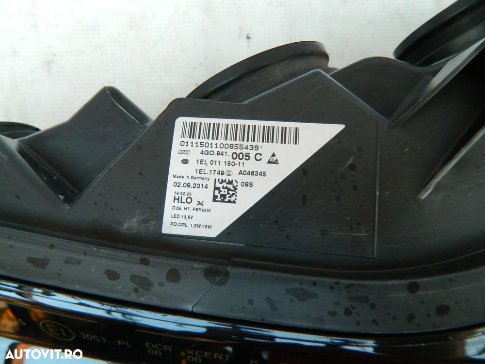 Far stanga xenon Audi A6 model 2011-2014 cod 4G0941005C - 4