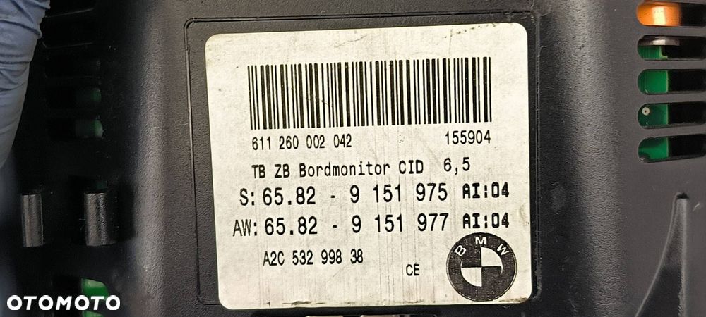 LICZNIK ZEGAR BMW 525D A2C53299838 - 5