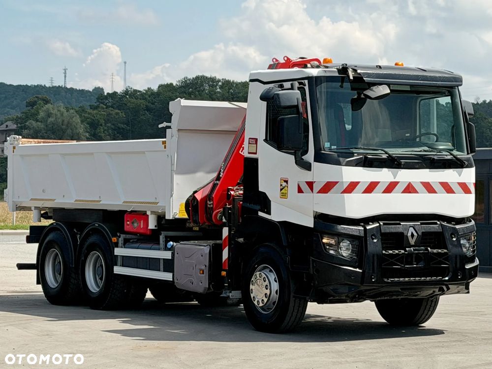 Renault C 380 * WYWROTKA 5,20 m + FASSI F175A.0.22 + PILOT + BORDMATIC *6x4 - 6