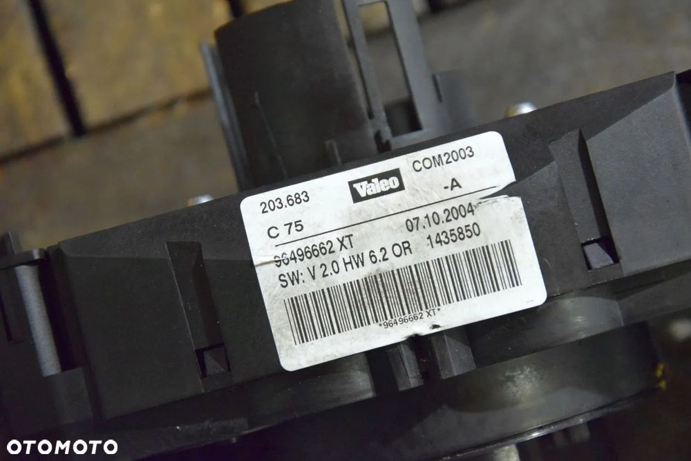 Citroen Peugeot Przełącznik zespolony Pająk 96496662XT COM2003 - 4