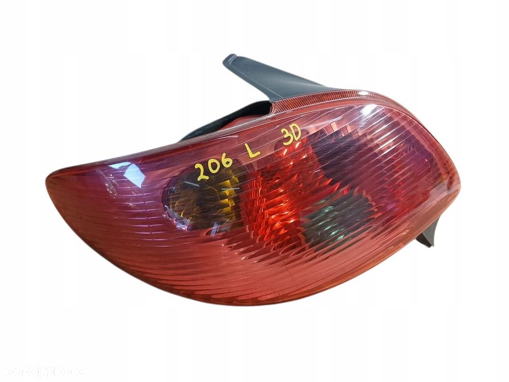 lampa lewa tylna tył peugeot 206 3d lampa lewa tylna tył 206 - 1