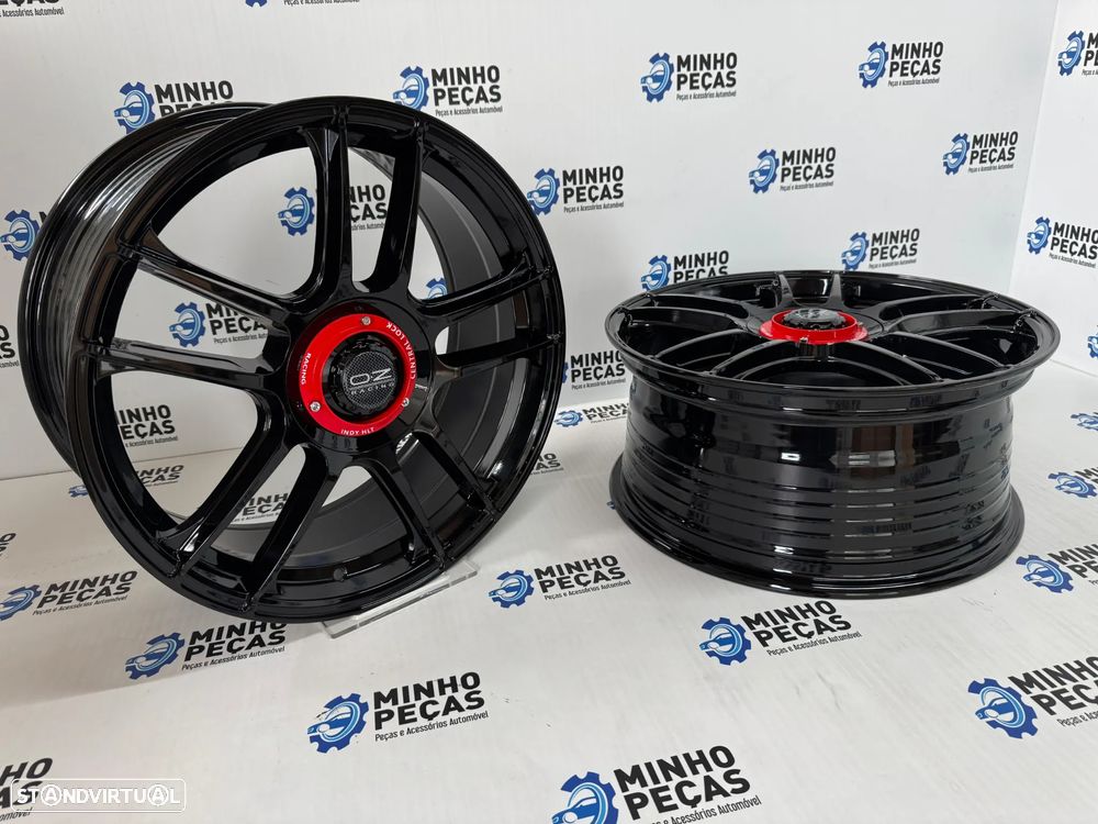 Jantes look OZ Indy HLT em 18 (5x100/5x112) Preto Brilho - 6