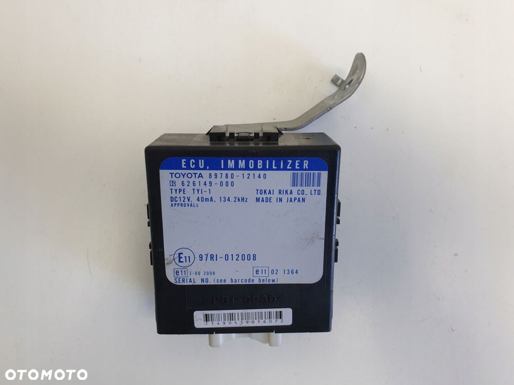 Toyota Corolla E12 MODUŁ IMMOBILIZERA 89780-12140 - 8