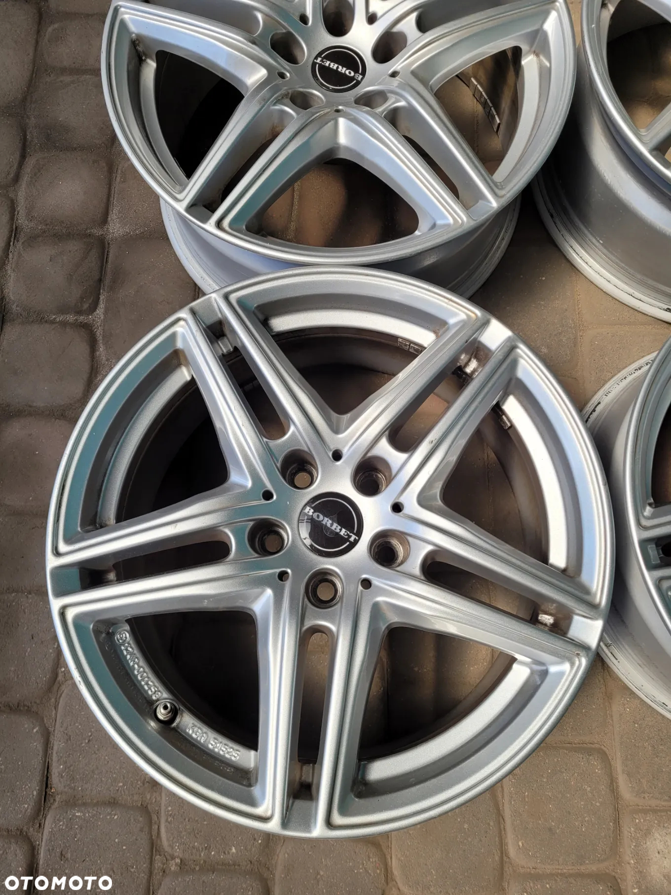 ALUFELGI BORBET - 7.5Jx17 ET27 5x112 Vw Bmw Mercedes Skoda - 3