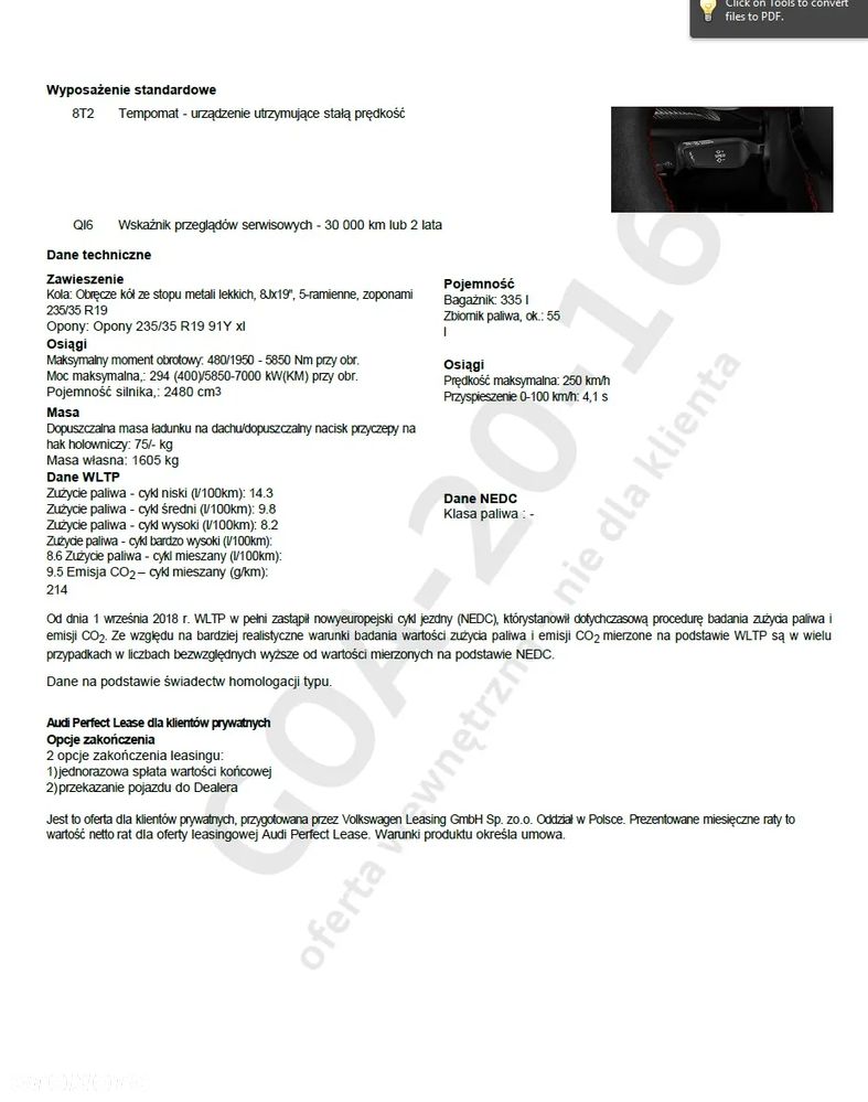 Audi RS3 Sportback 2.5 TFSI GPF Quattro S tronic - 18