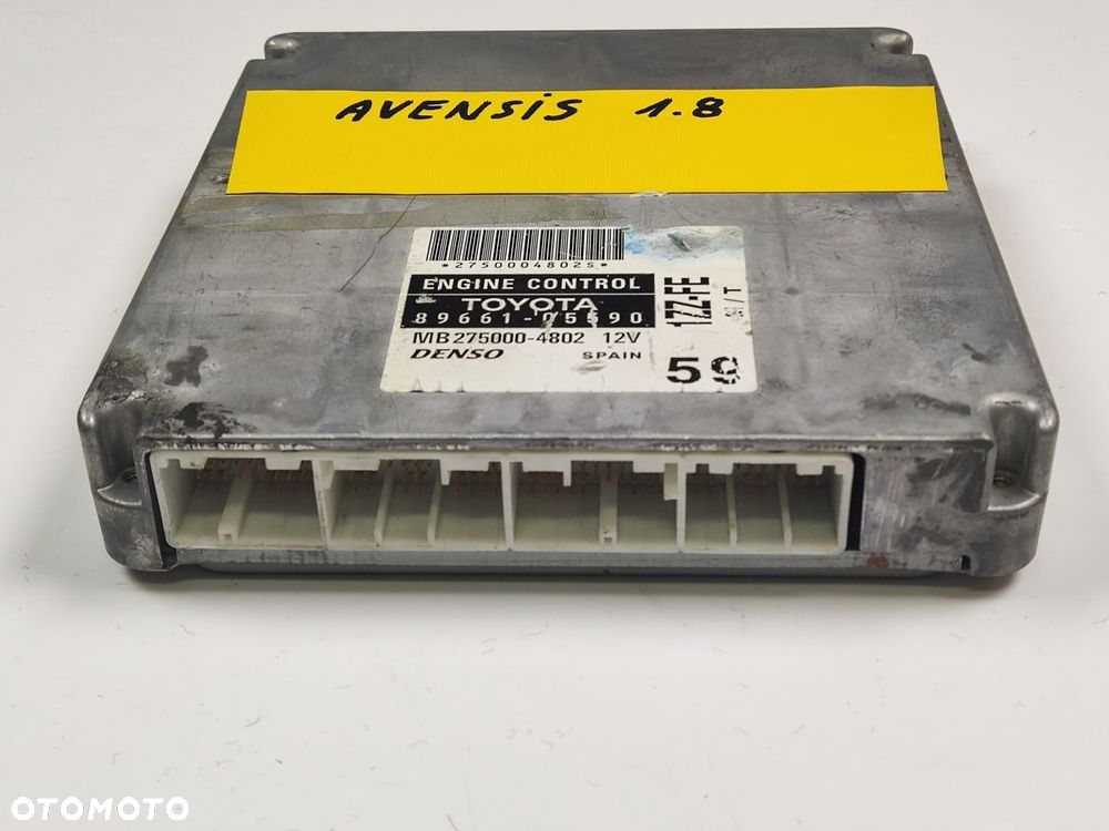 TOYOTA AVENSIS T25 1.8i 02-09r Komputer Silnika Immobilizer Kluczyk - 8