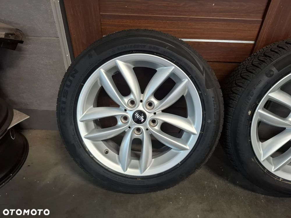 4x Koła alufelgi 2016 rok posiadają czujniki w felgach z nowymi oponami całorocznymi 17 cali  7Jx17 H2 Mini Cooper nr 9803723 9804371 9803726 - 2