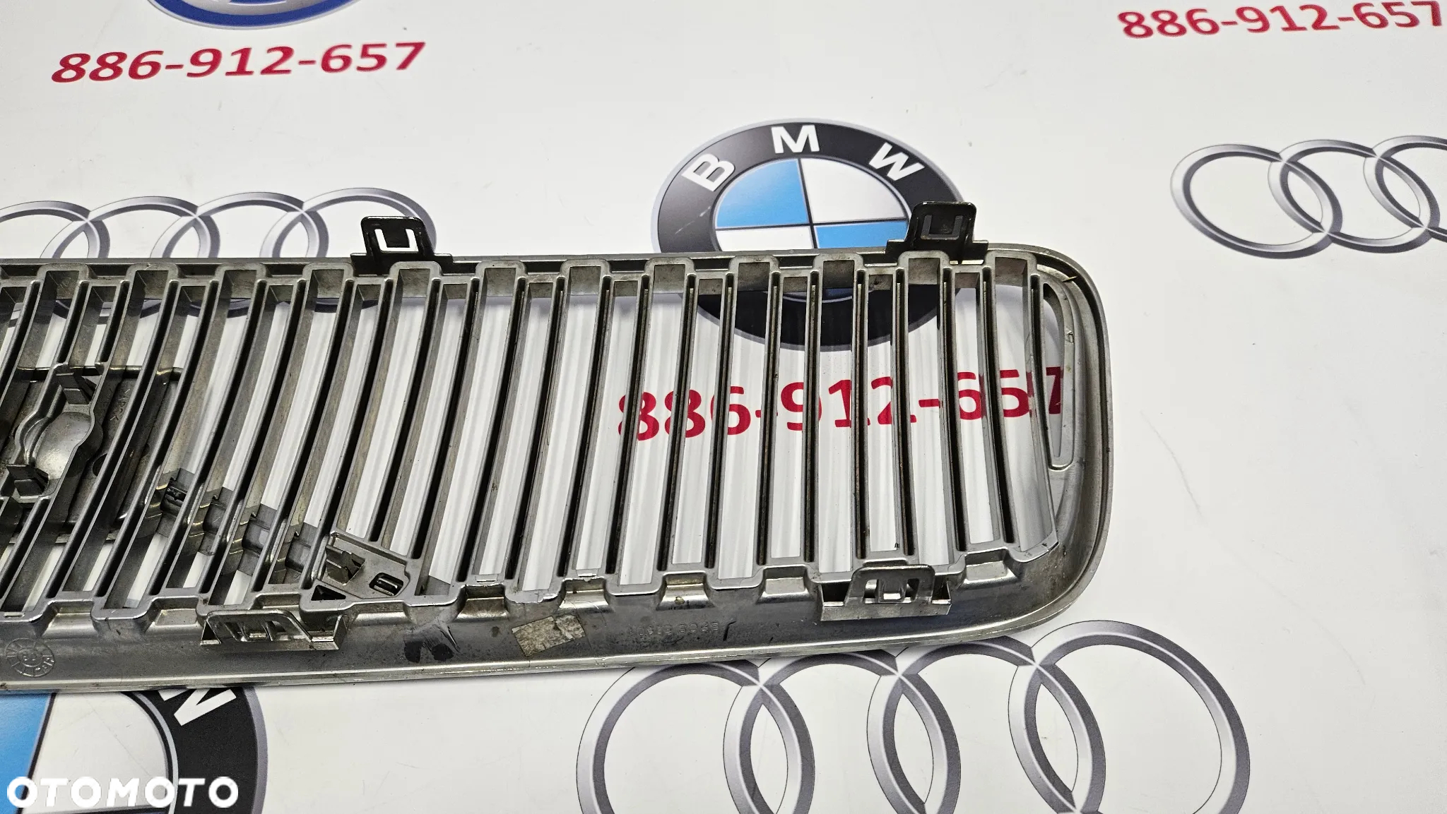 Volvo V50 2003-2007 Atrapa zderzaka Grill Kratka Chrom 08678680 Stan BDB Wszystkie mocowania całe - 10