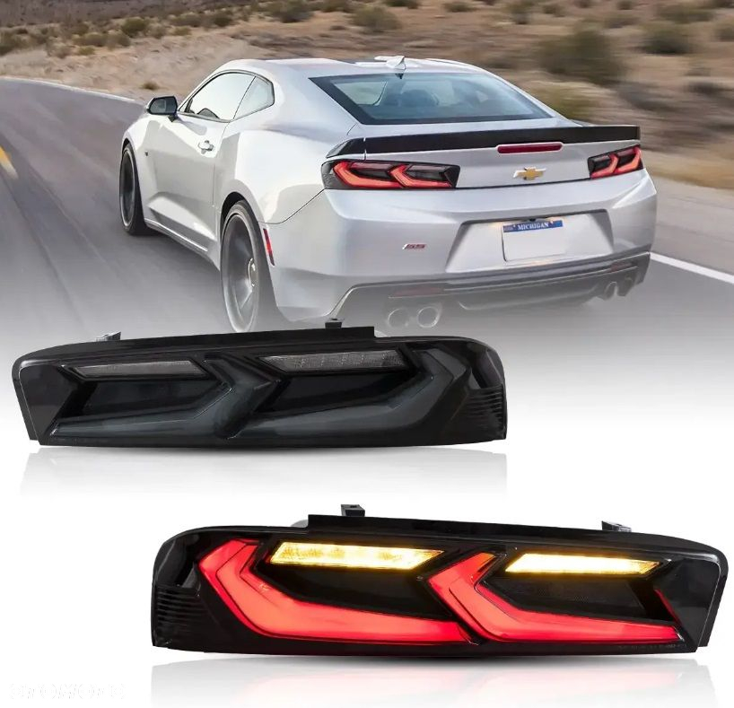 Lampy tyl ne kpl Full Led Neon Diody Tuning Chevrolet Camaro VI 6 2015-2018 - 3