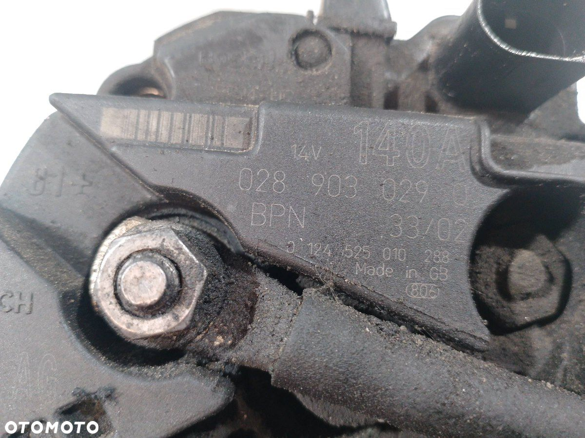 ALTERNATOR AUDI A4 B6 0289030290  0124525010 1.9 TDI - 5