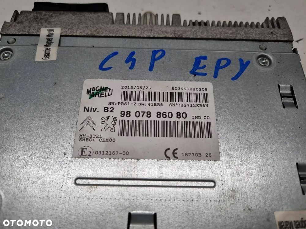 citroen peugeot radio 9807886080 oryginał cd - 3