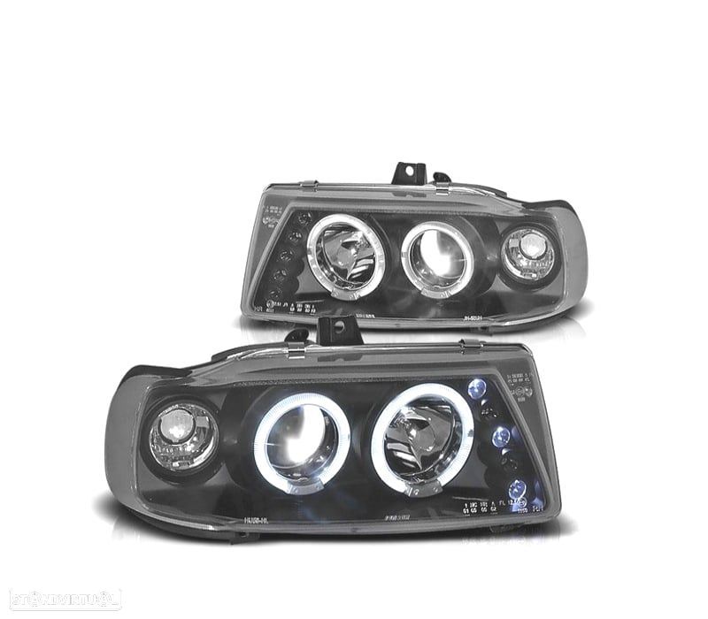 FARÓIS ANGEL EYES SEAT IBIZA CORDOBA 6K 93-99 FUNDO PRETO - 1
