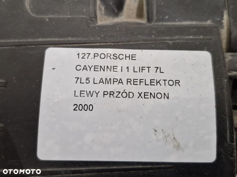 porsche cayenne 1 i lift 7l 7l5 lampa lewy przód lewa przednia reflektor xenon - 4