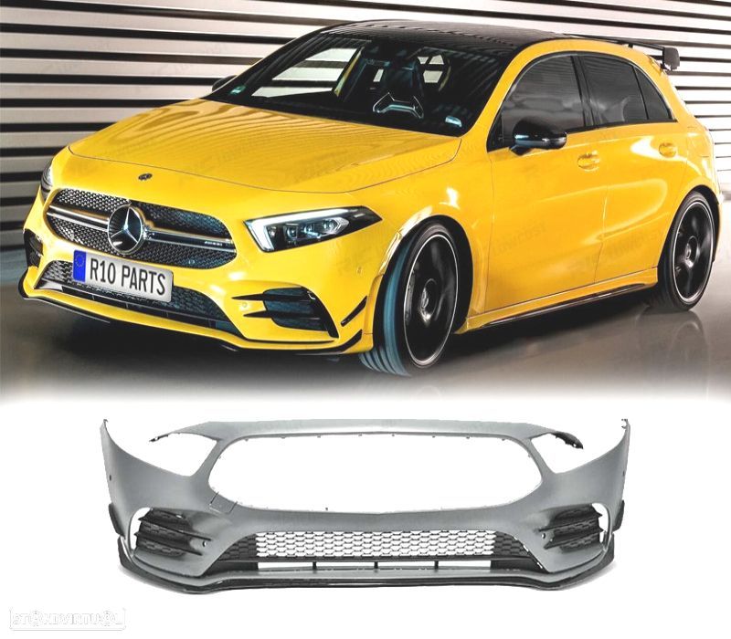 PARA-CHOQUES FRONTAL MERCEDES CLASE A W177 18- LOOK AMG PDC - 1