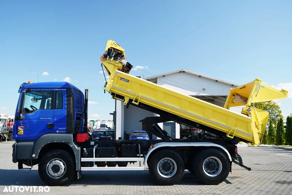 MAN TGS 26.400 / 6x4 / BASCULATOR / HYDRODOLT / HYDRODOLT / NAVI / IMPORTAT - 3