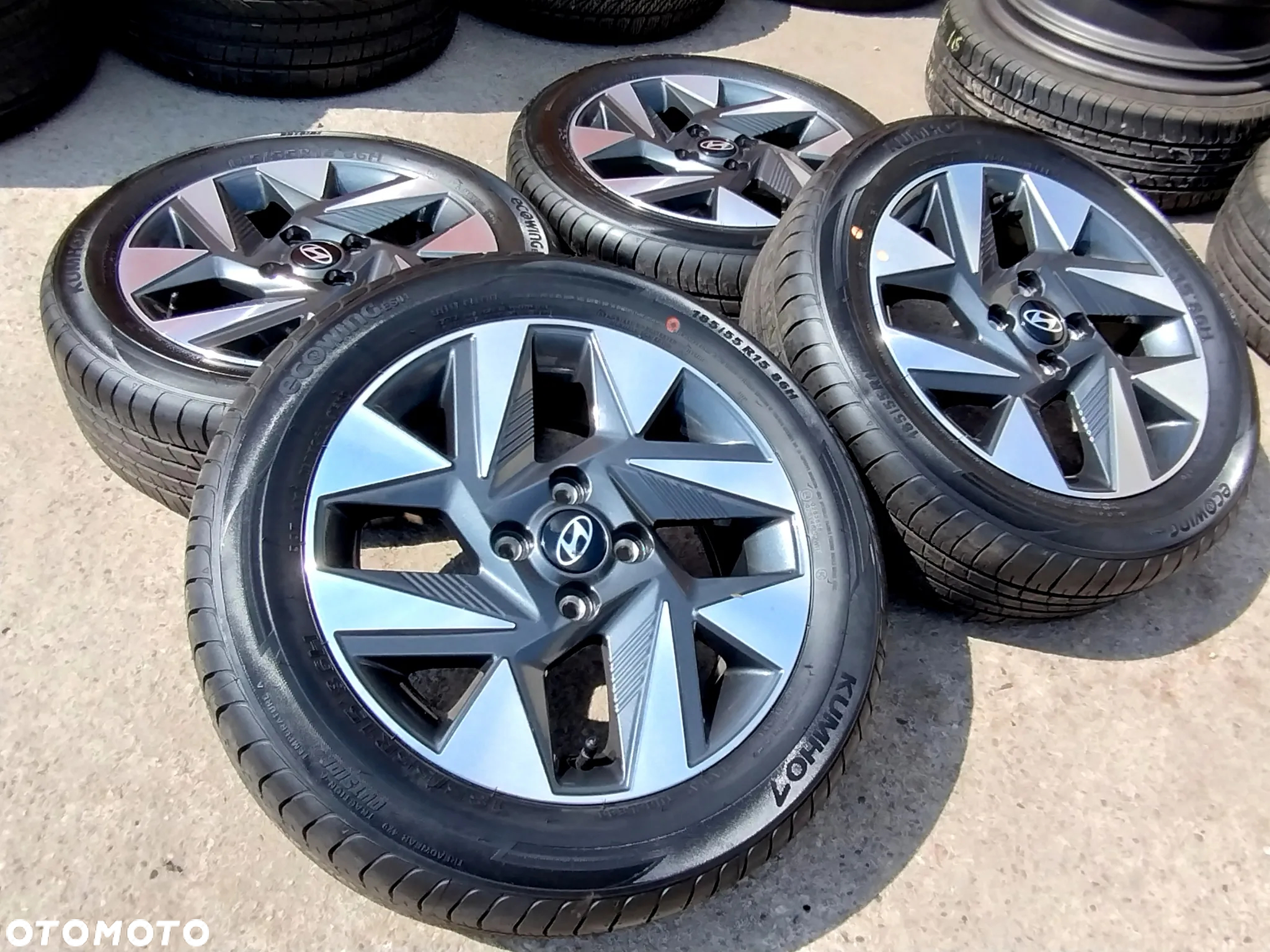 4x100 Felgi Aluminiowe Alufelgi 15 Koła Letnie Lato HYUNDAI ACCENT GETZ I10 KIA RIO PICANTO X CROSS Legnica ALU-RAD 185/55 23r. J.NOWE - 12