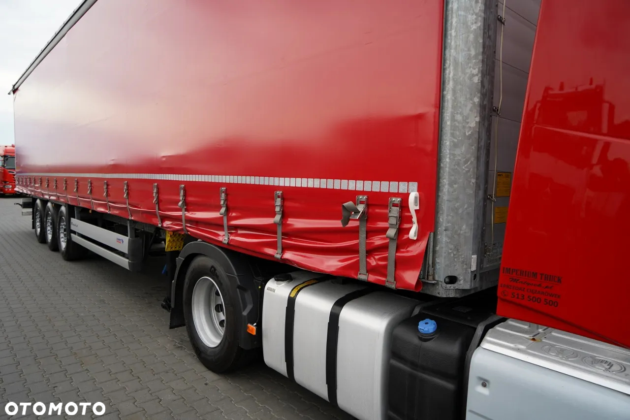 Volvo FH 500 / KLIMA POSTOJOWA  / I-SAVE / ZESTAW  + SCHMITZ FIRANKA STANDARD / PODNOSZONA OŚ / DACH PODNOSZONY / 2022 ROK / PO ZŁOTYM KONTRAKCIE SERWISOWYM - 11