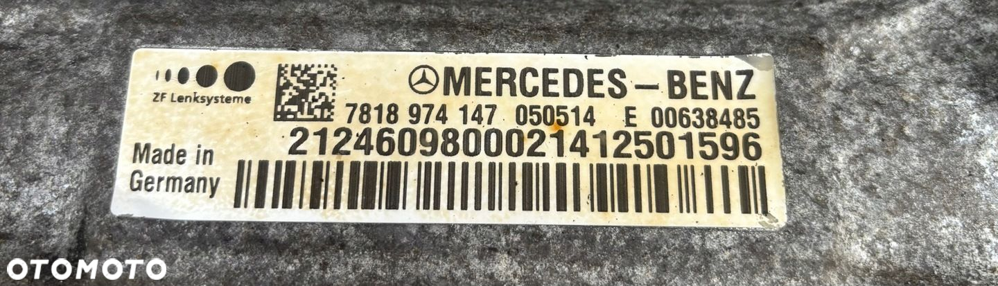 MERCEDES CLS E-KLASA W212 PRZEKŁADNIA MAGLOWNICA 2124609800 - 3
