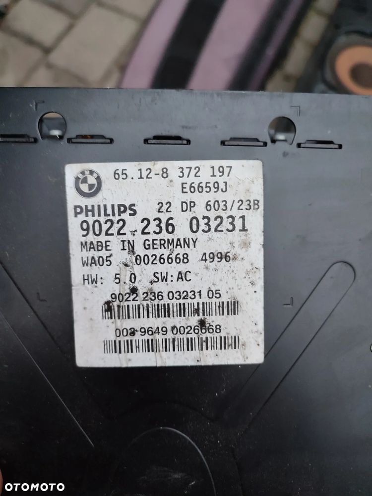 BMW E38 DSP Kompletne półka roleta wiązka wzmacniacz - 9