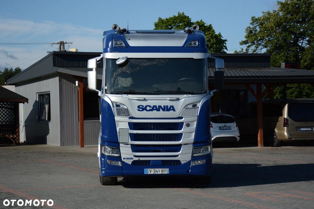 Scania R500 / 2018r / Bez EGR / Hydraulika HYVA / Na poduszkach - 2