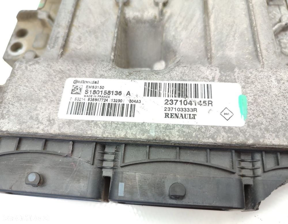KOMPUTER SILNIKA STEROWNIK RENAULT CLIO IV 1.6 TCE 237104145R S180158138 - 2
