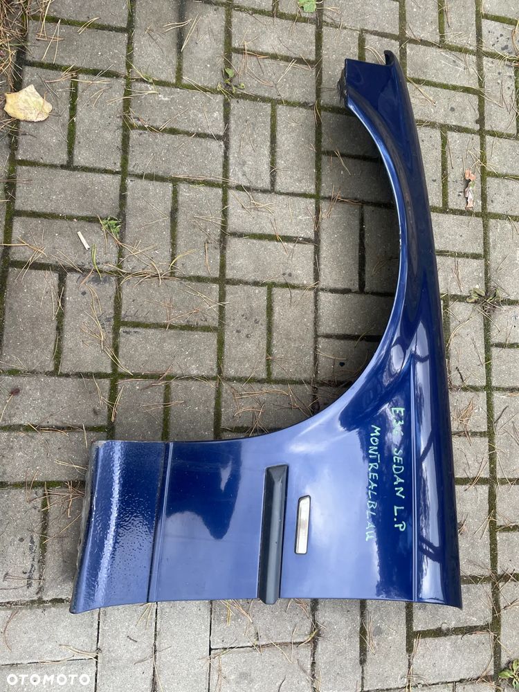 Błotnik BMW e36 sedan kombi kompact lewy Montreal blau - 1