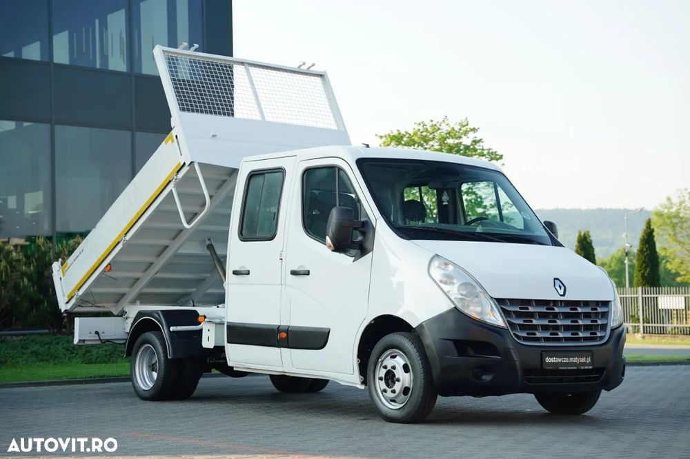 Renault MASTER / DCI 150 / BASCULATOR / CAMION CU TRACȚIE MIXĂ 7 LOCURI / MANUAL / DOUĂ RULOURI - 3