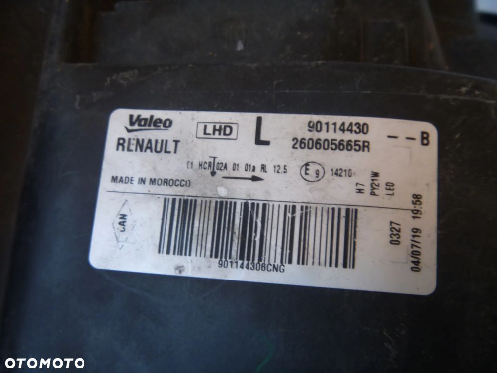 DACIA LOGAN II SANDERO II LIFT LAMPA LED LEWA 260605665R ORYGINAŁ VALEO EUROPA - 2