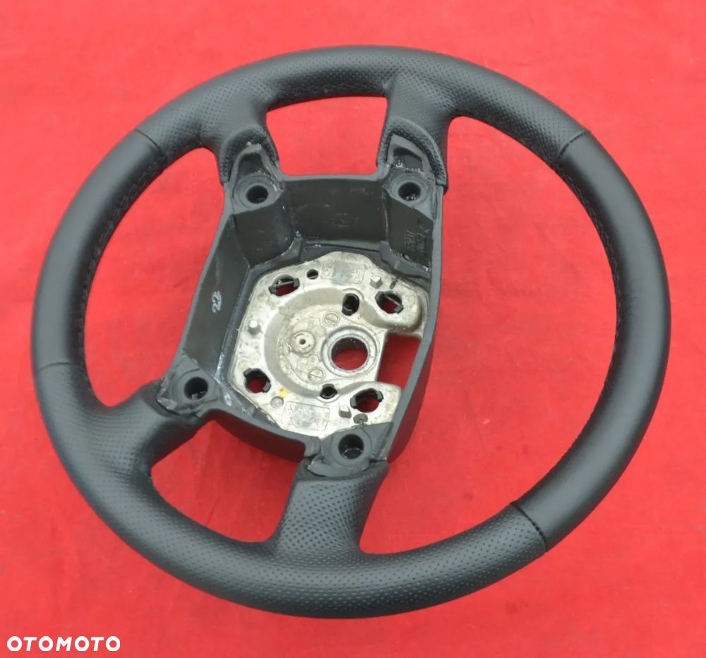 VW VOLKSWAGEN Transporter T5 Kierownica Nowa Skóra Skórzana - 3