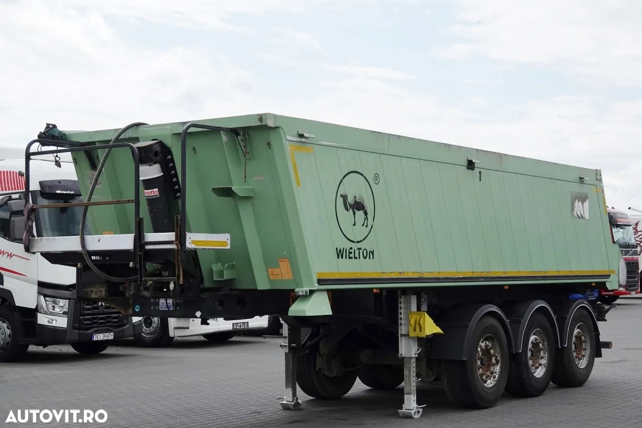 Wielton BASCULATOR 23 M3 / CAMION DIN ALUMINIU / AXĂ RIDICATĂ - 3