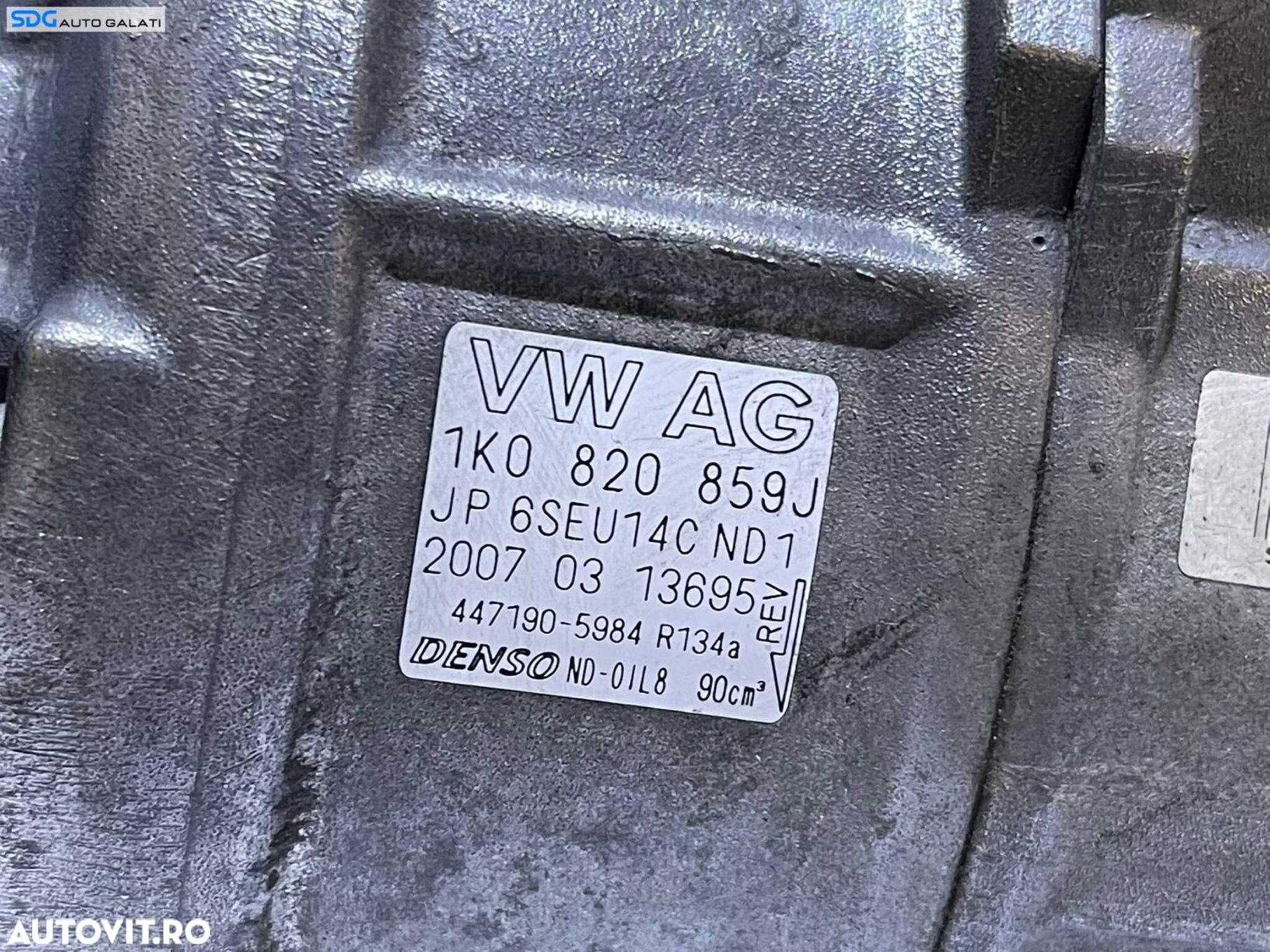 Compresor AC Clima Aer Conditionat Audi TT 8J 2.0 TFSI BWA BPY 2007 - 2010 Cod 1K0820859J - 4