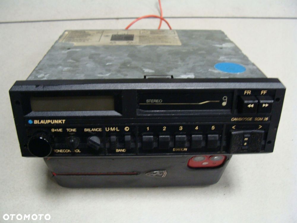 radio oryginał mercedes 124 1987r blaupunkt cambridge sqm 26 - 1