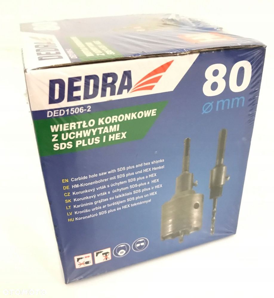 Wiertło koronkowe Dedra DED1506-2 80 mm - 3