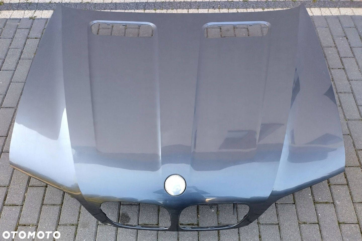BMW X5 E53 PRZED LIFT 99-03 MASKA POKRYWA SILNIKA 400/7 STAHLGRAU METALLIC - 4