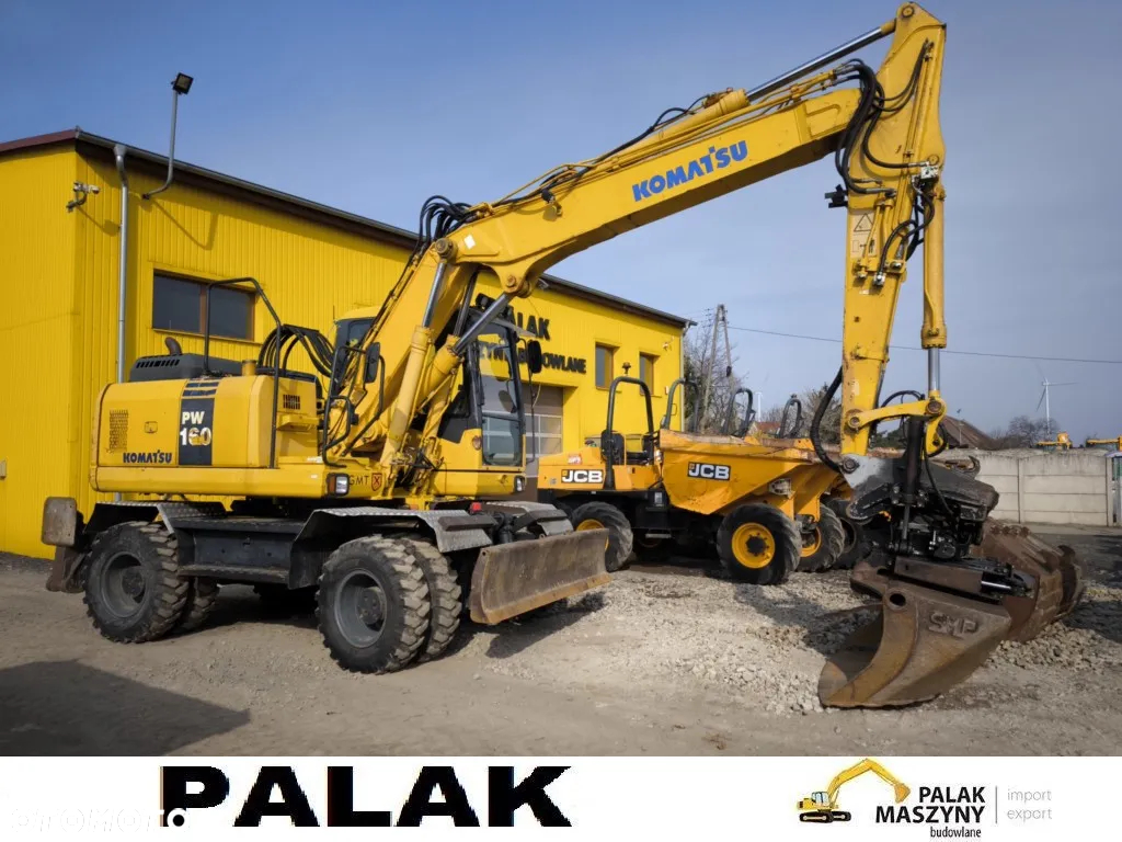Komatsu Koparka kołowa KOMATSU PW 160-7E +ROTATOR , 2009 rok - 2