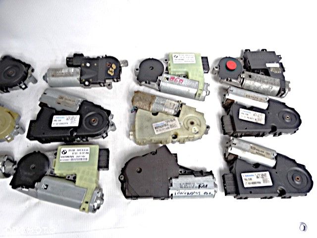 BMW E60 E65 E66 Silniczek Silnik Mechanizm Szyberdach  Zespół Napędowy Dachu Przesuwnego 67616937509  6937509  5WK11464  Siemens 03014600344  03014600336  ZB E60 SHD Antrieb  67619137056  9137056 - 3