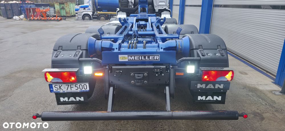 MAN TGS 35.460 8x2 hakowiec MEILLER RK 20.70 TS kontener 7m - 14