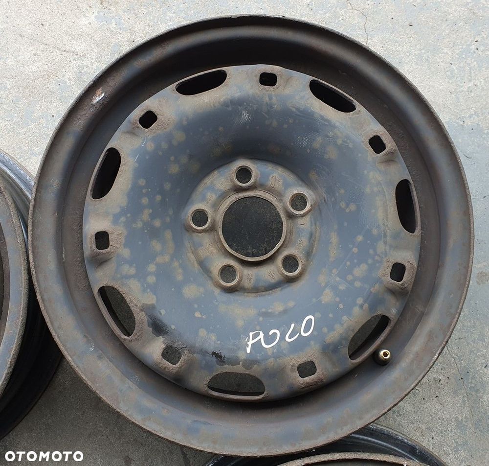 FELGA STALOWA 14 5J ET35 5X100 VW POLO 9N - 3
