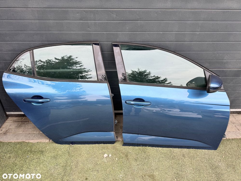 RENAULT MEGANE IV DRZWI PRAWE PRZÓD PRZEDNIE TYŁ TYLNE TERQE LUSTERKO KOMPLETNE - 1
