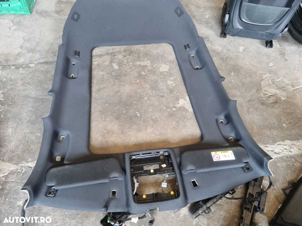 Plafon textil negru cu trapa panoramic Range Rover Velar - 1