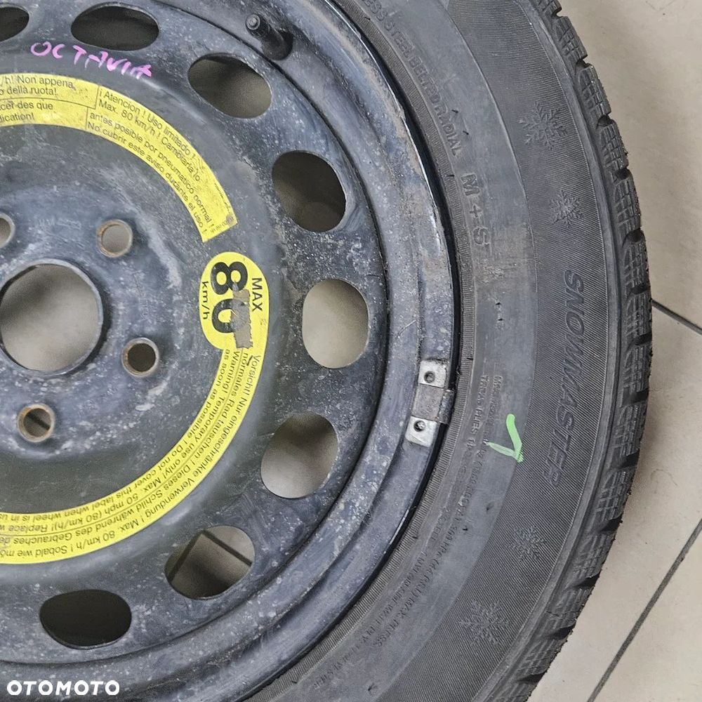 Koło zapasowe 205/60 R16 Skoda Octavia II DOJAZDÓWKA - 7