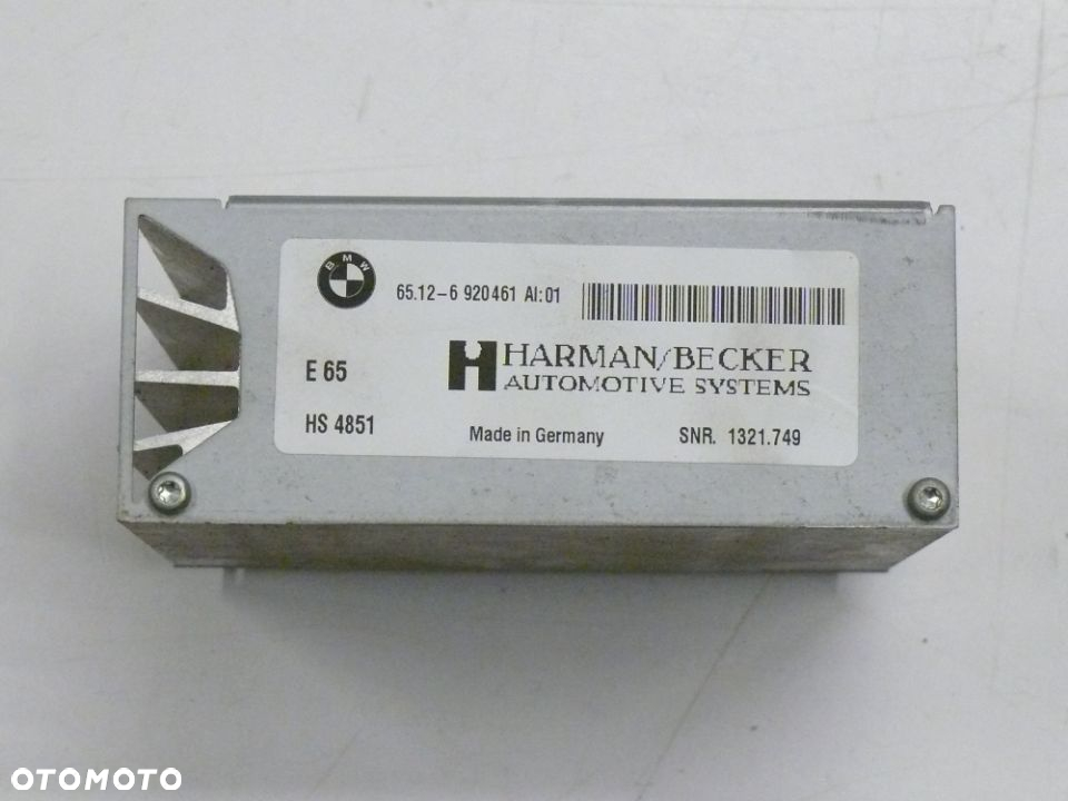 WZMACNIACZ AUDIO BMW 6 E63 E64 BMW 5 E60 E61 BMW 7 E65 2002 2010 - 2