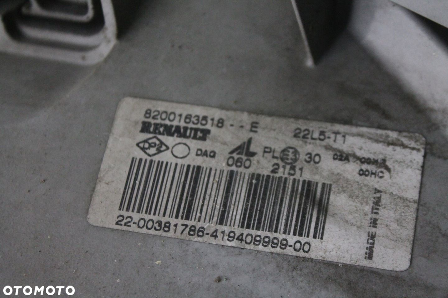 LAMPA PRAWY PRZÓD PRZEDNIA 8200163518E RENAULT MASTER II LIFT 03-10 EURO - 4